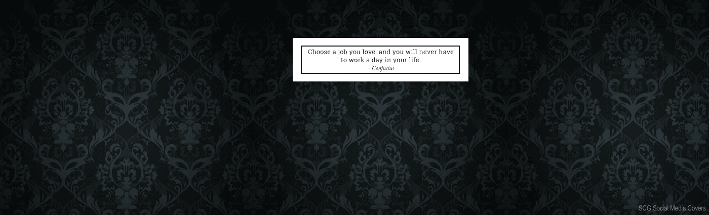 SCG - Social Media COVERS: LINKEDIN: "WORK" (w/quote - "Choose a job