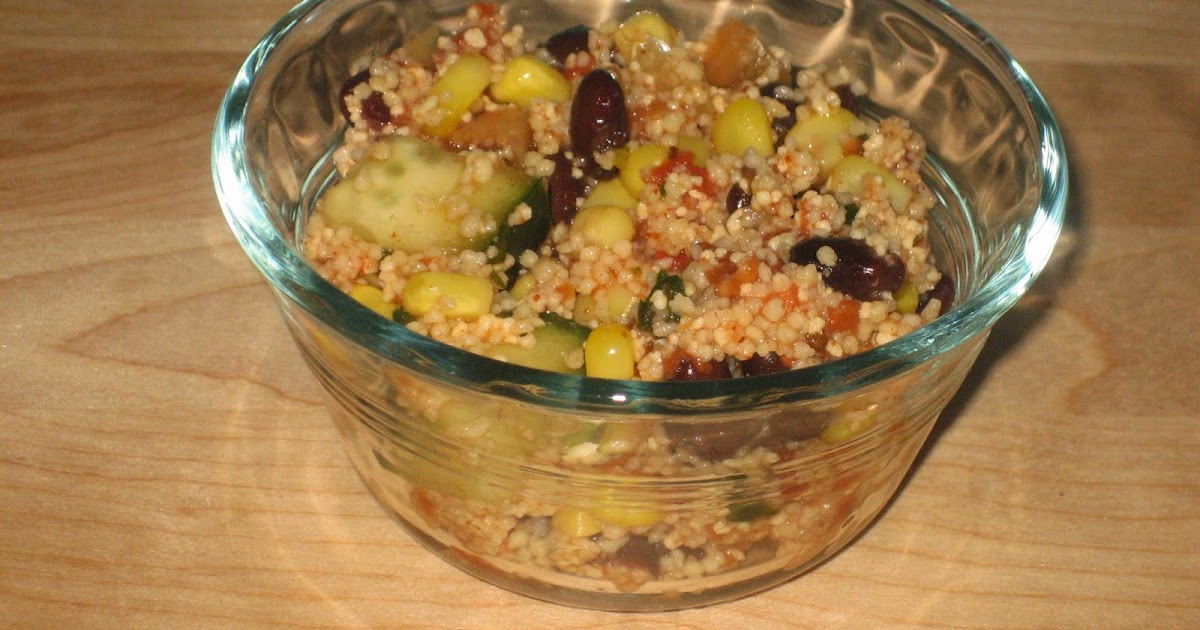 stuffedveggies Southwestern Couscous Lunchbox Salad