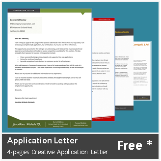 Example of a formal letter for job application picture