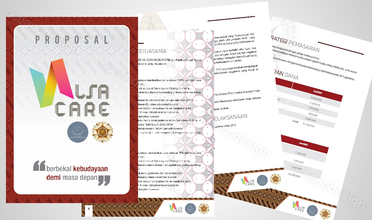 Desain Proposal Penawaran Kerjasama Kegiatan Kampus Jasa Desain
