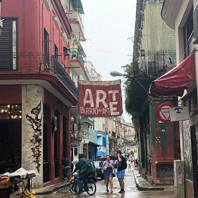 La Habana Vieja. Barrio del arte