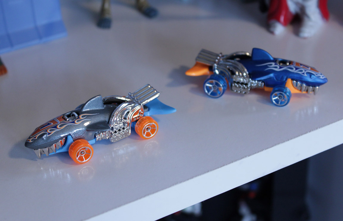 The Toy Museum Hot Wheels Sharkruiser and Rocket Fire