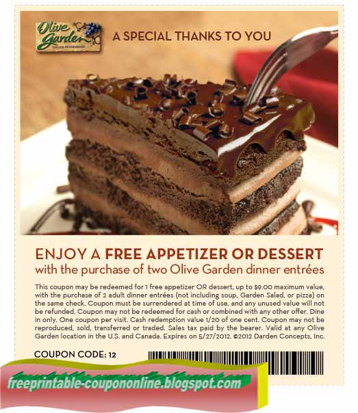 Olive coupons printable
