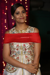 Anasuya in designer Anarkali Dress at Zee Telugu Apsara Awards 2017 11