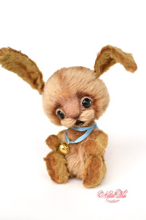 Artist teddy rabbit, NatalKa Creations, teddies with charm, teddy bunny, ooak teddy, teddies, artist teddies, Künstler Hase, Künstlerteddy, Unikat, Teddy, Teddys, Künster Kaninchen