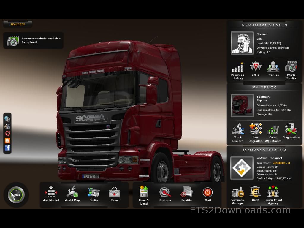 euro truck simulator 3 download free full version