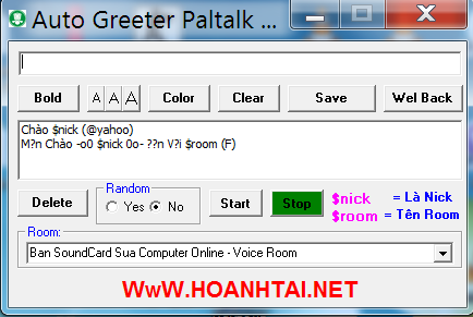 paltalk auto greeter