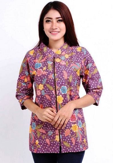 Model Baju Batik Wanita Modis Terbaru Model Baju Batik Wanita Modis Terbaru