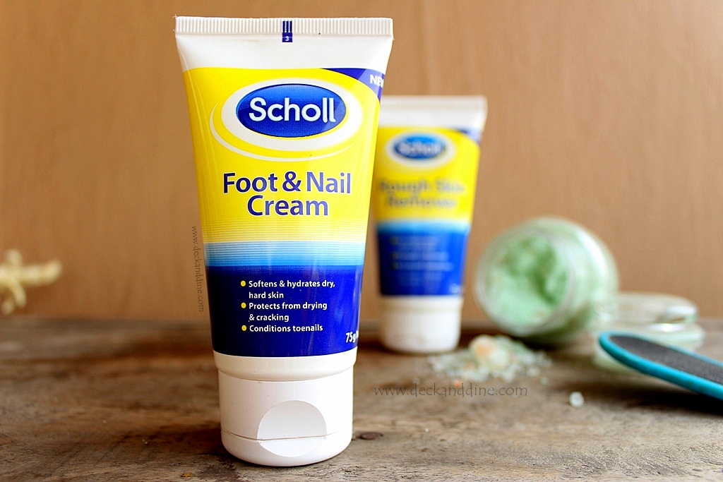 Scholl Rough Skin Remover and Foot & Nail Cream Review Deck and Dine