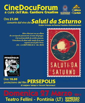 I Saluti da Saturno al CinedocuForum Creativo