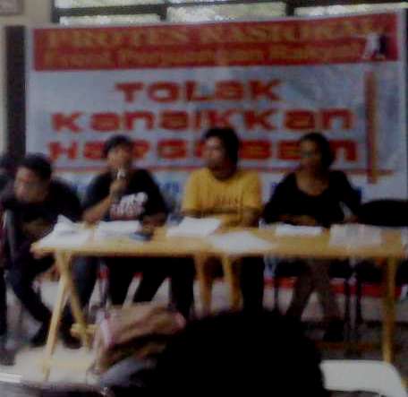 GSBI | Gabungan Serikat Buruh Indonesia: BBM Naik, 29 Maret FPR Menggelar  Protes Nasional Tolak Kenaikan Harga BBM