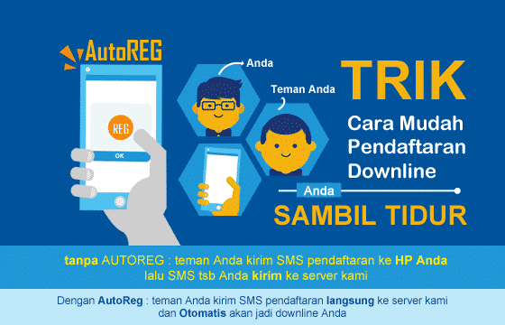 autoreg daftar downline pulsa otomatis