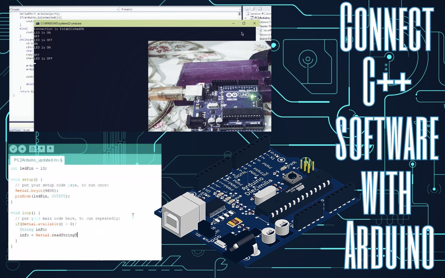 Connect And Use Arduino via C++ Software Made In Any IDE - Sciengit ...