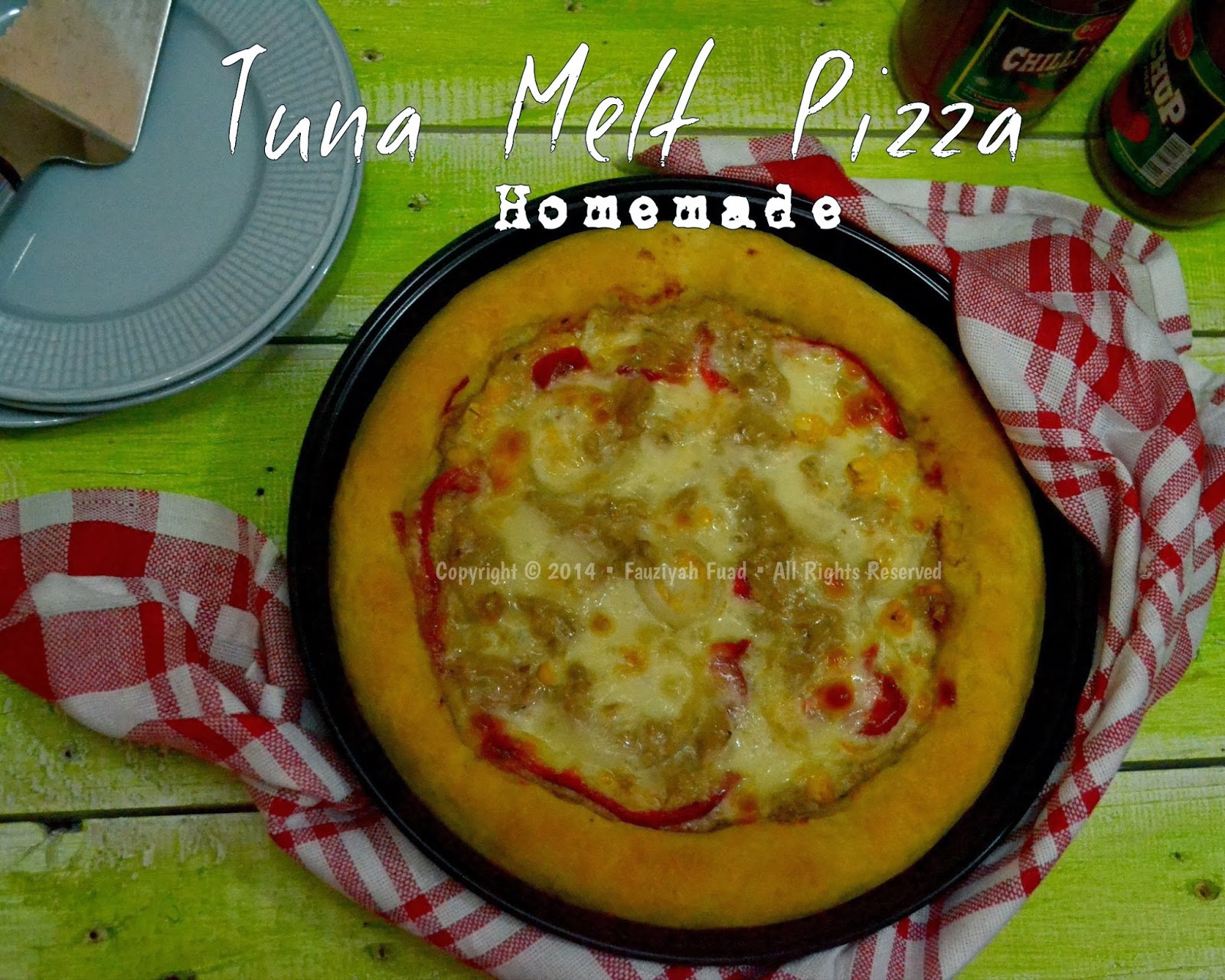 from my little kitchen Tuna Melt Pizza [Homemade]