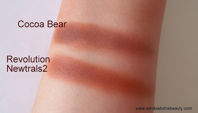 Makeup Geek Cocoa Bear cheap  dupes swatches