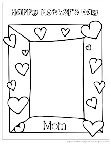 free mother's day coloring pages and worksheets for kids