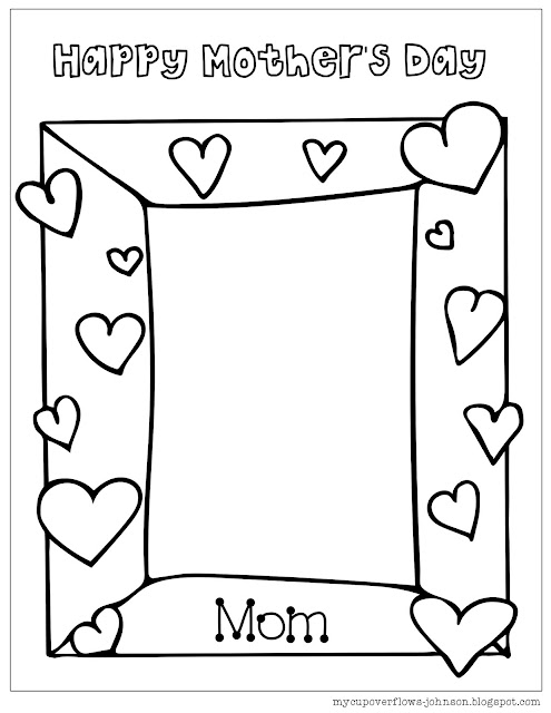 free mother's day coloring pages and worksheets for kids