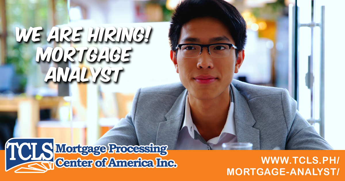 JOB OPENING Mortgage Specialist