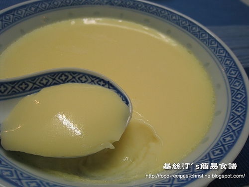 鮮奶燉蛋 Steamed eggs with Milk Dessert02