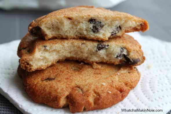 Chocolate Chip and Cinnamon Cookies from @whatchamakinnow