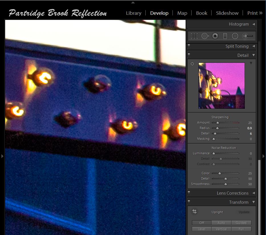 Getting it Right in the Digital Camera Noise Reduction in Lightroom CC