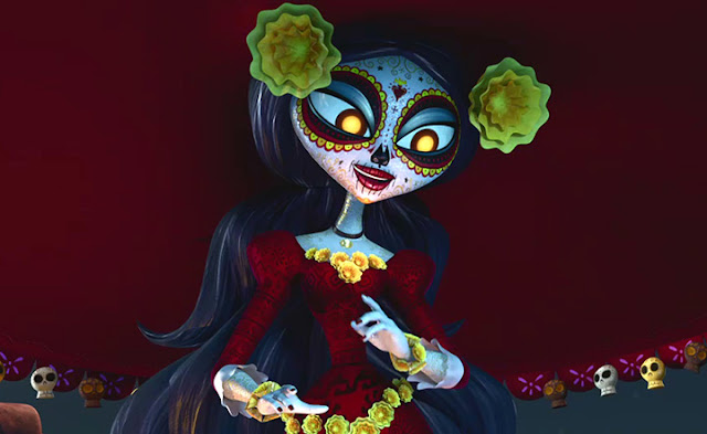 La Catrina, ojos que brillan con luz propia