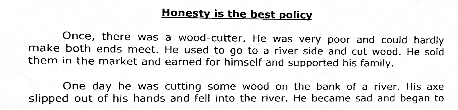 Essay honesty is the only way to success picture