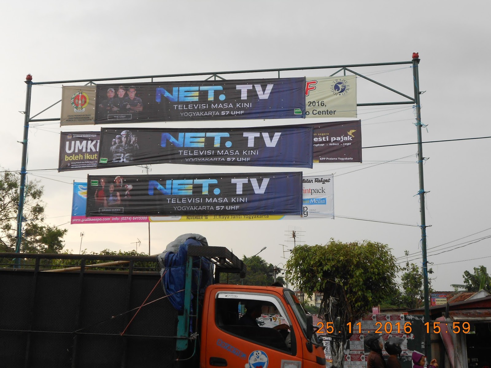   Panggung  Spanduk Resmi Event Promo  NET TV Wilayah Jogja