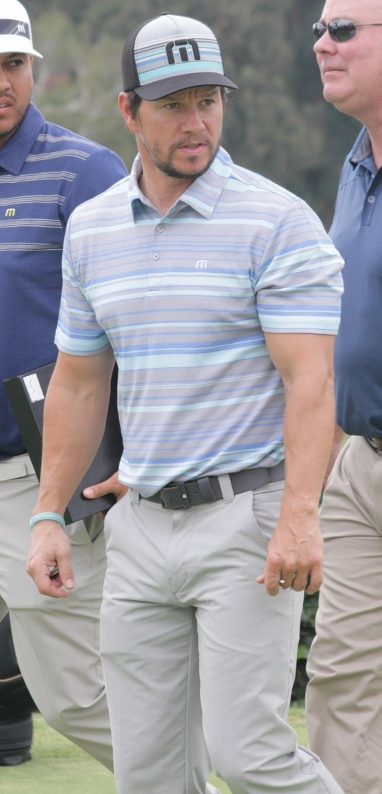 Mark Wahlberg at a Golf Tournament in Pacific Palisades