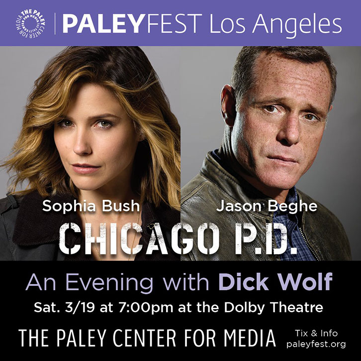 Questions for Sophia Bush and Jason Beghe at PaleyFest 