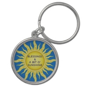 Sunshine Blessings Keychain keychain