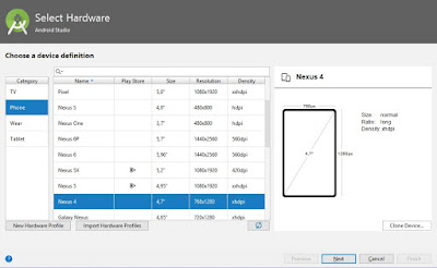 AVD Manager Android Studio