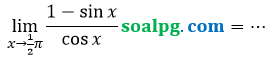soal limit trigonometri identitas