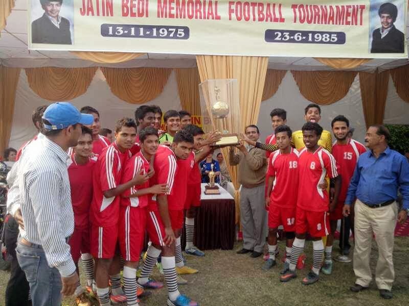 CRPF PUBLIC SCHOOL, ROHINI Jatin Bedi Memorial Football Tournament
