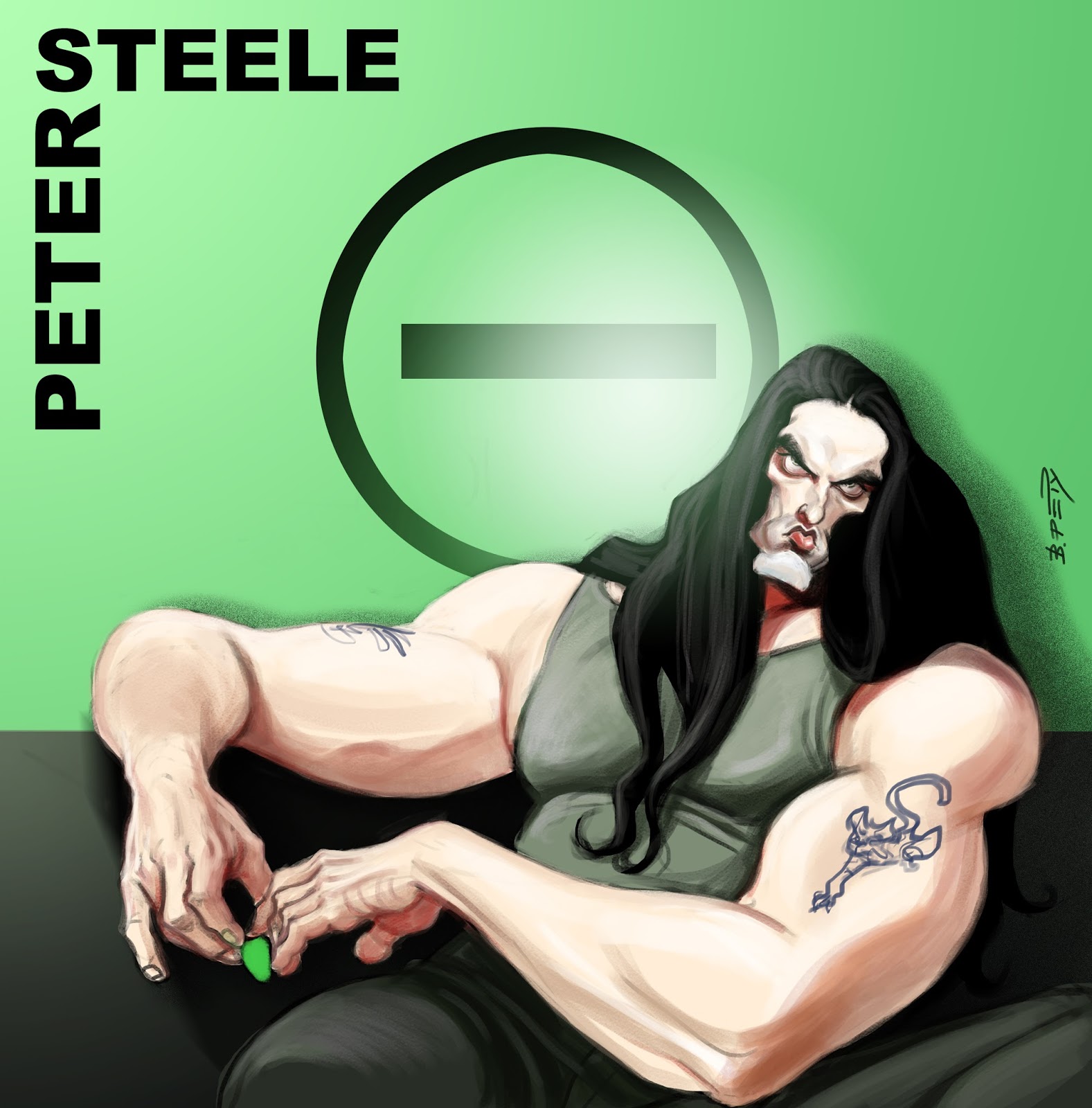 The great musician from Type O Negative, Peter Steele. 