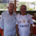 Dr. Heraldo e Mimi, na Churrascaria Cabrito e Cia, em Baixa Grande