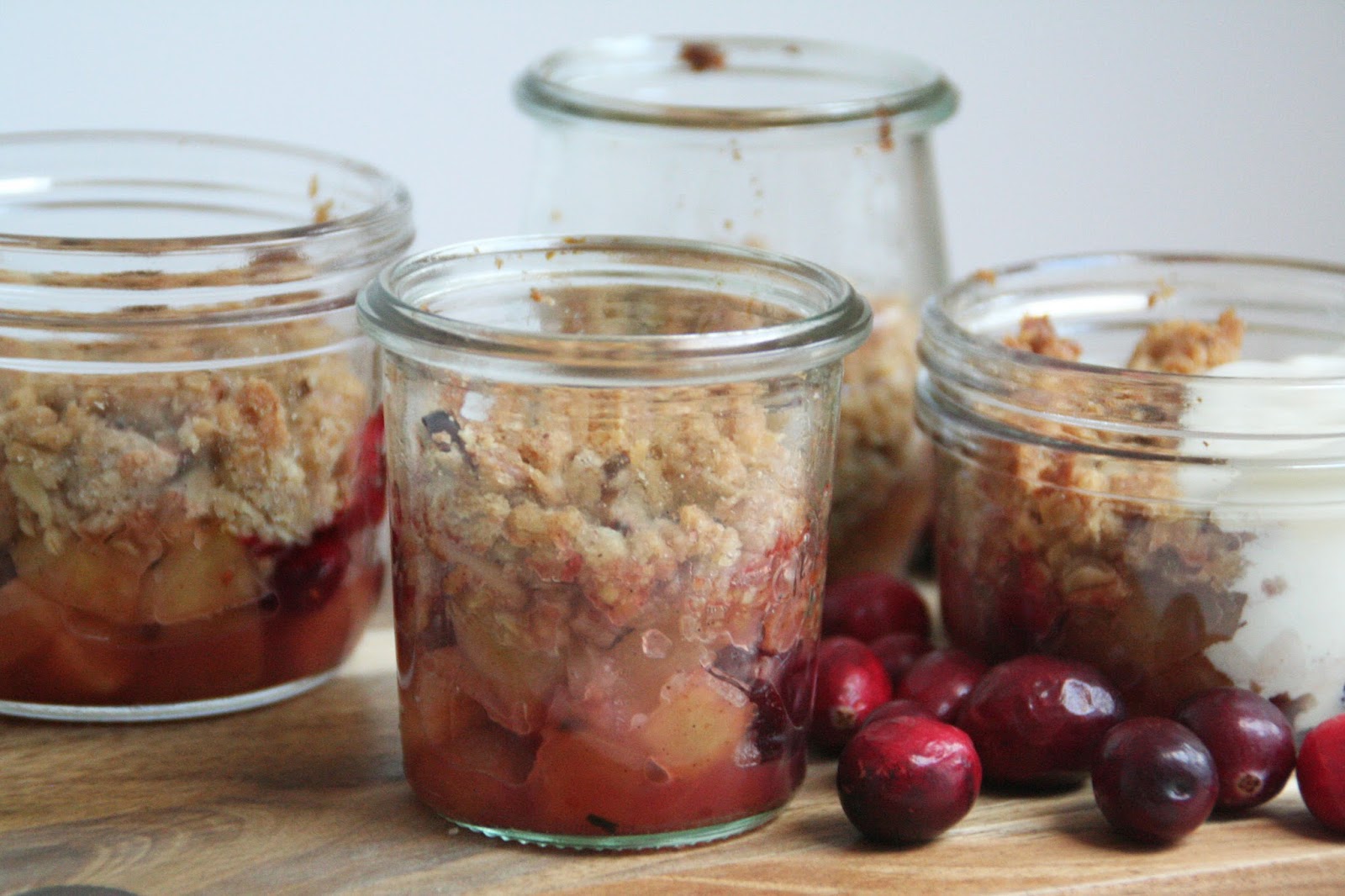 ninamanie: Schnelle süße Leckerei gefällig? Apfel-Cranberry-Crumble aus ...