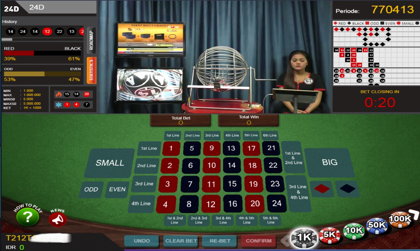 Panduan Cara Bermain Live Game 24D Casino Online ~ Togel212