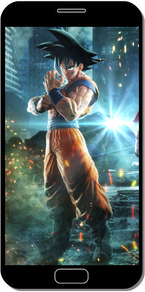 Goku Jump Force - Fond d'Écran en QHD pour Mobile