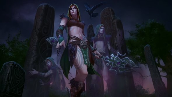 As ilustrações de fantasia e mitologia para games de Jon Neimeister Jon Neimeister deviantart arte ilustrações fantasia mitologia games smite