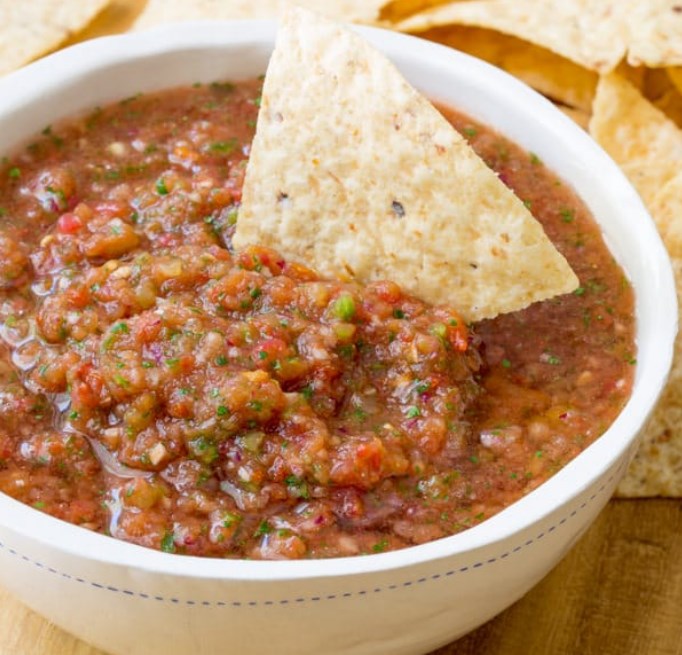 The Best Homemade Salsa #dip #mexicanfood