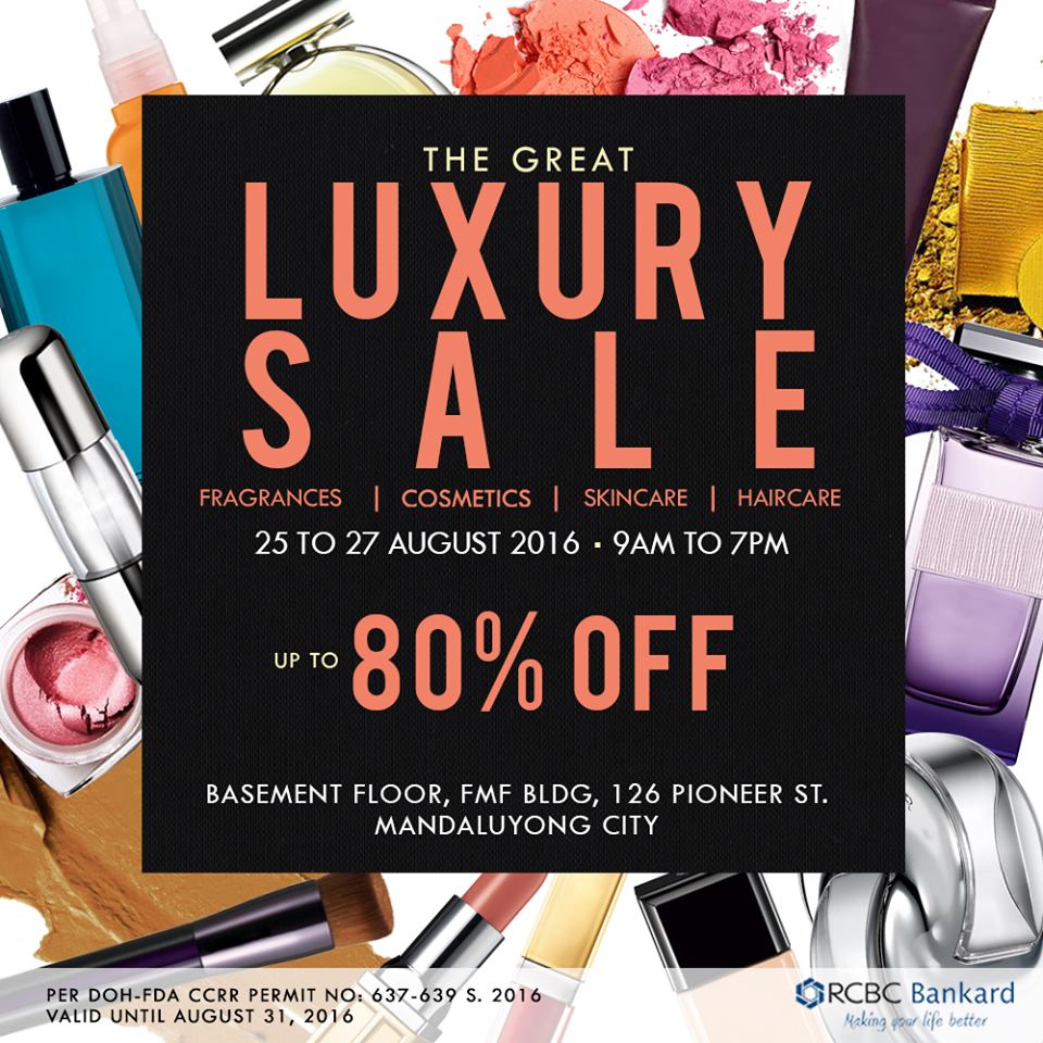 Manila Shopper The Great Luxury Warehouse Sale Aug 2016