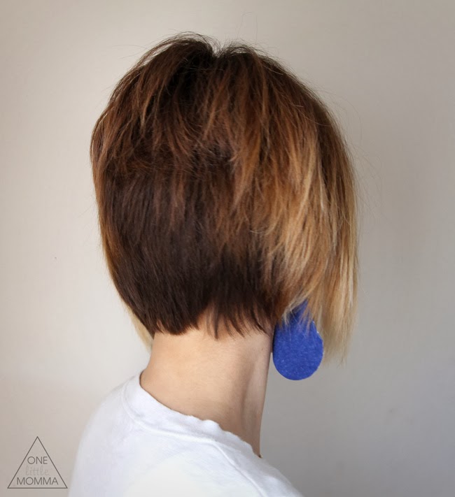 How to color your own ombre- short hair ombre tutorial 