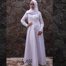 Kumpulan Baju Gamis Muslim Kombinasi Brokat Terbaru Warna Putih Kumpulan Baju Gamis Muslim Kombinasi Brokat Terbaru Warna Putih
