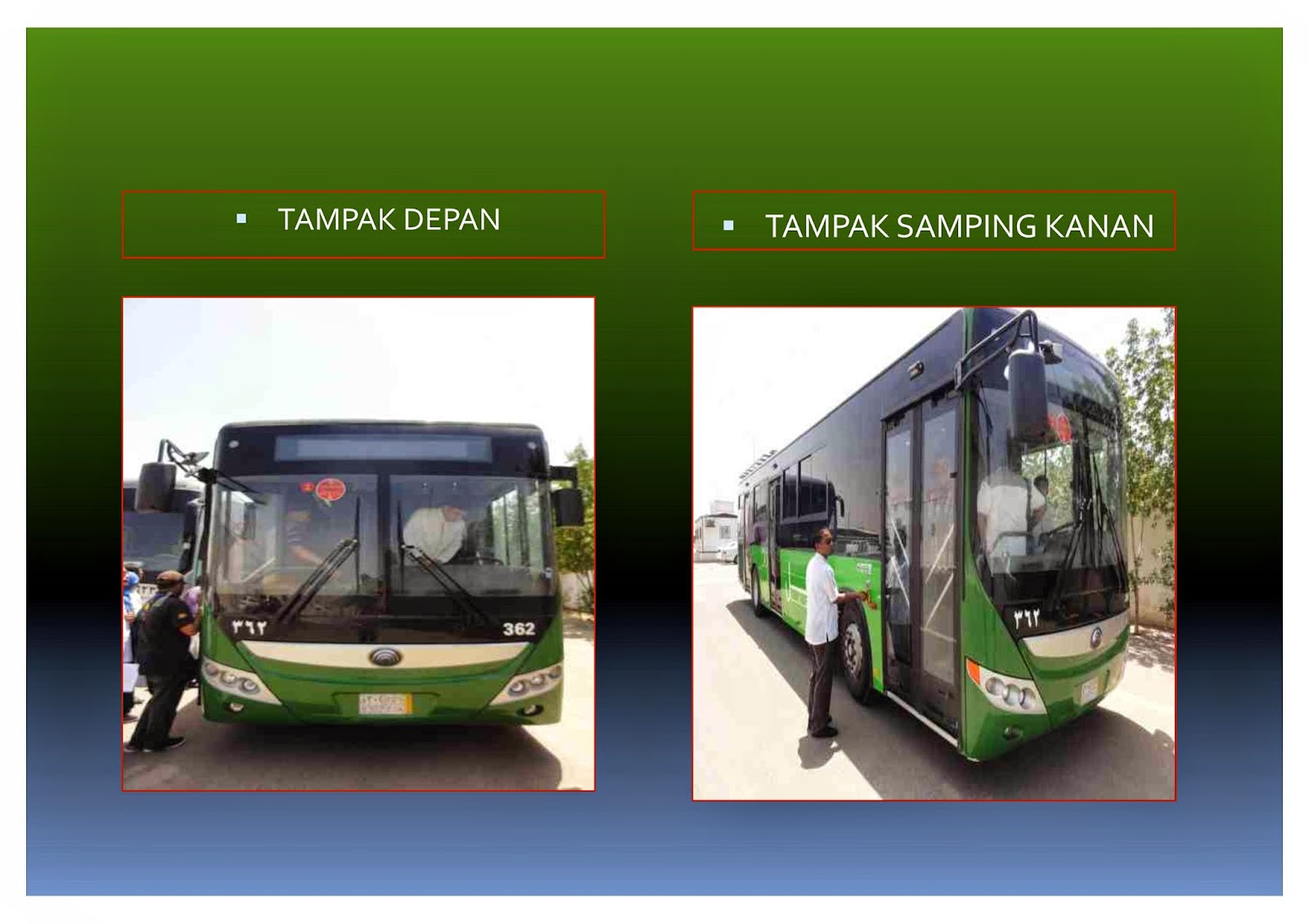 Transportasi bus Jamaah Haji