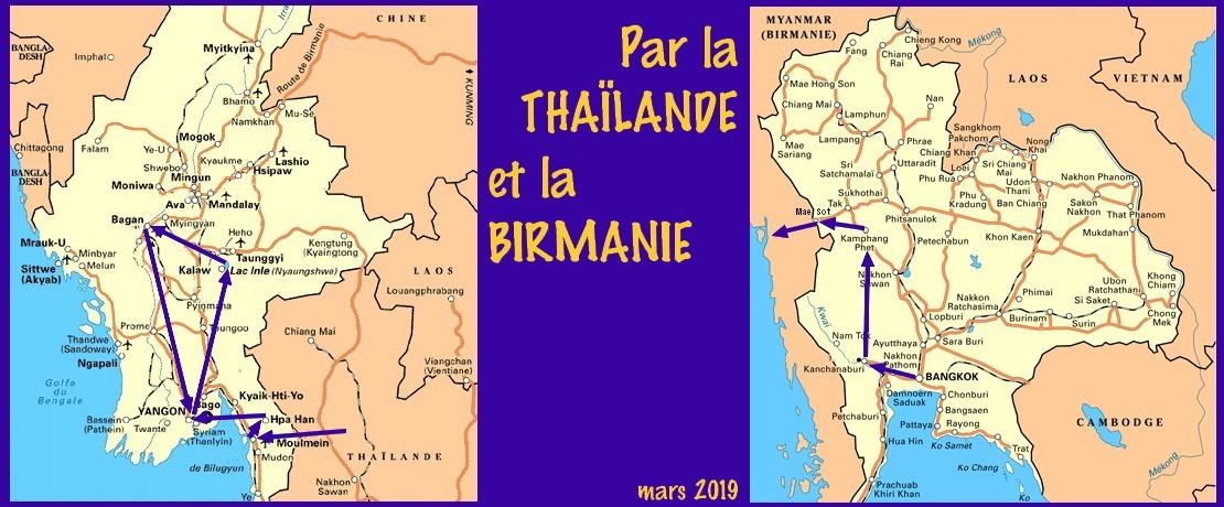 Par la Thaïlande et la Birmanie