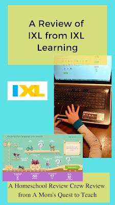 A Mom's Quest to Teach: Immersive and Adaptive Learning Opportunities from IXL Learning – A Review of IXL – Finding a program that helps your children learn and review a variety of skills is key for your homeschooling journey. #homeschool #mathematics #education