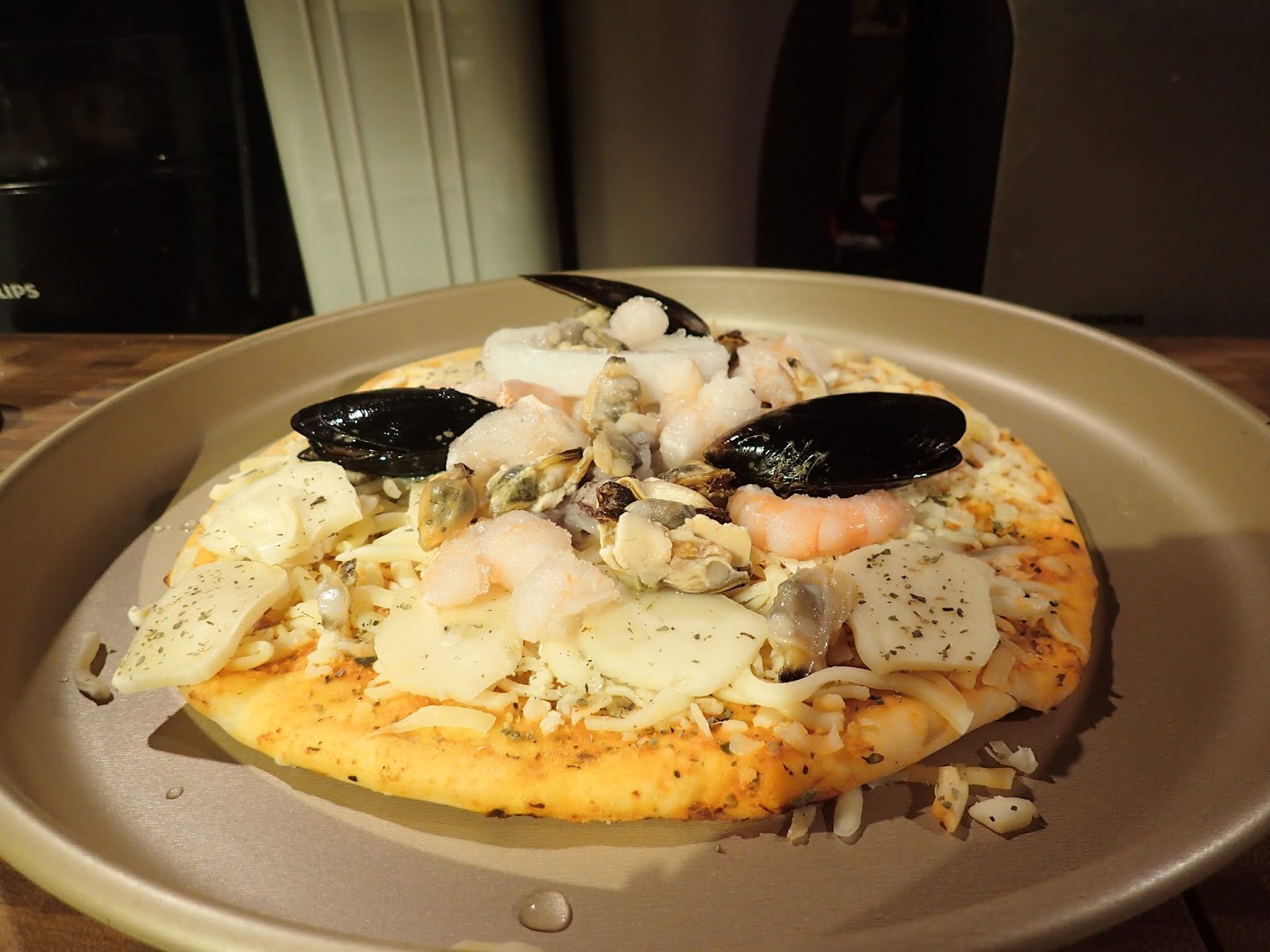 LebensArt Uruguay: Pizza mit Meeresfrüchte