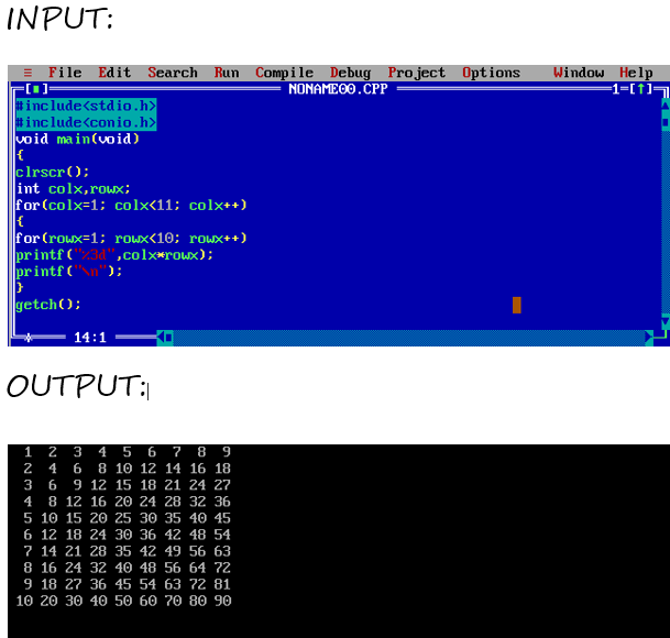Programming Language Help And Guide: turbo C