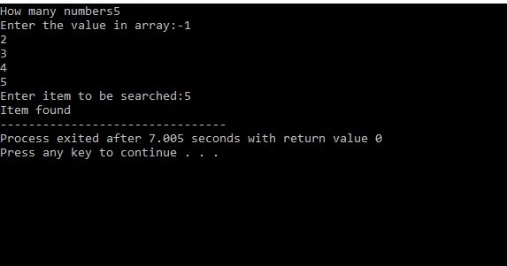 C Program For Binary Search | C Programming